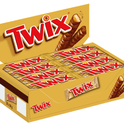 Twix Čokoládové tyčinky 57g (krabička 32x50g)